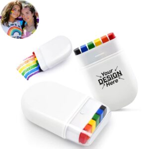 Rainbow Pride Flag Face Paint